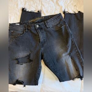 Men’s American eagle black skinny jeans